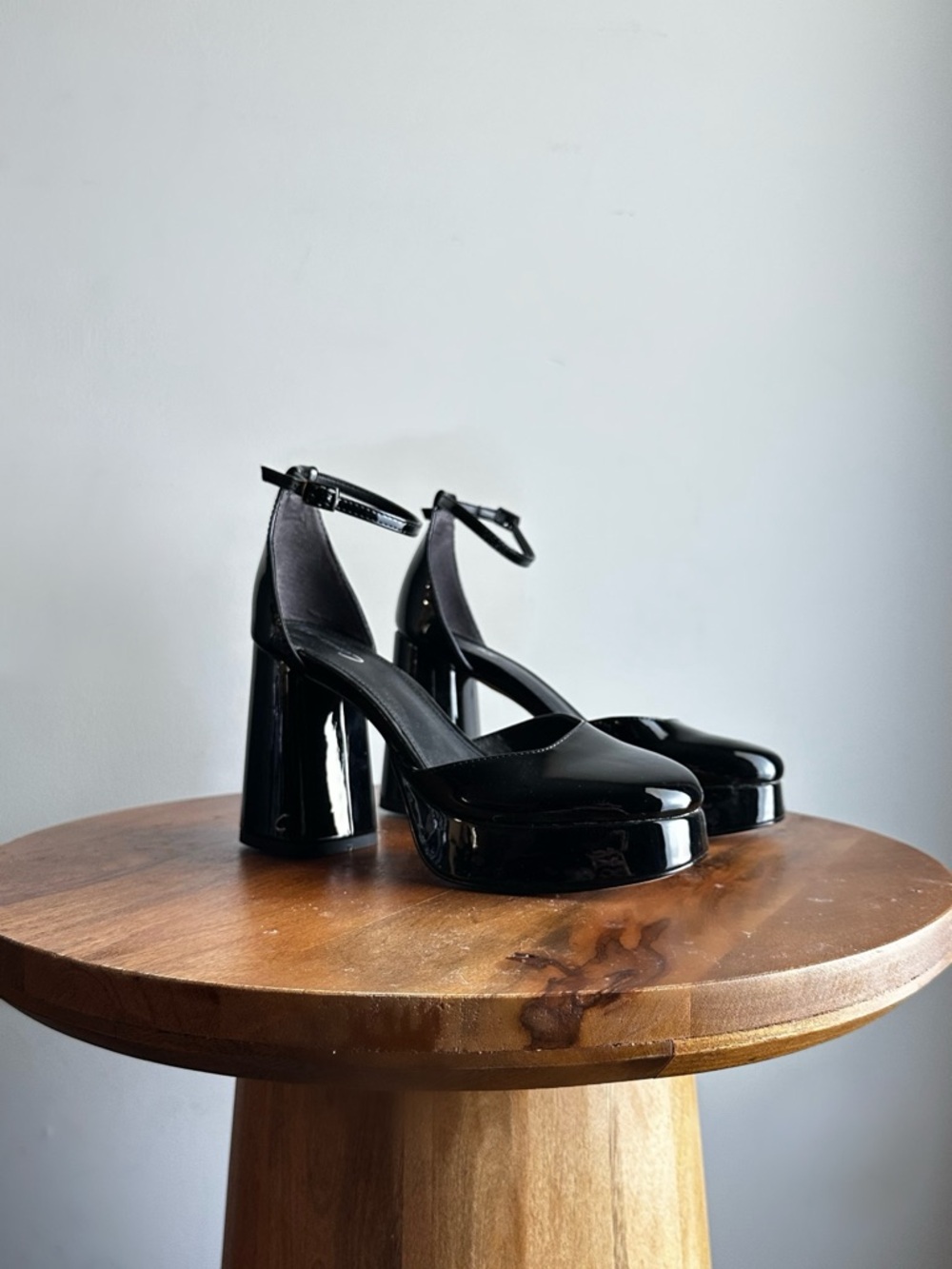 Circus by Sam Edelman Black Patent Platform Heels